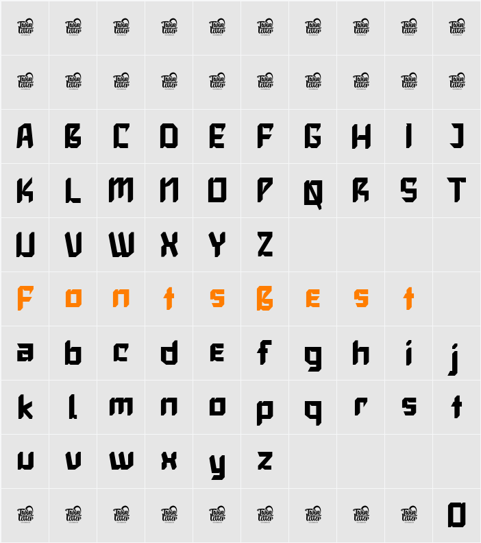 SLAXING Trial Character Map