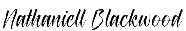 Nathaniell Blackwood Font Image