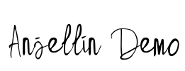 Anjellin Demo Font Image
