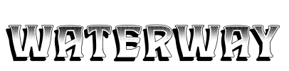 Waterway Font Image