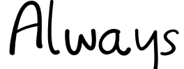 Always Font Image