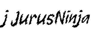 j JurusNinja Font Image