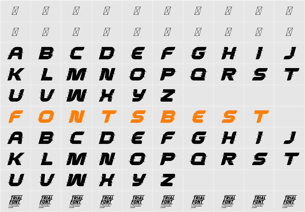 Speed Themes Demo Character Map