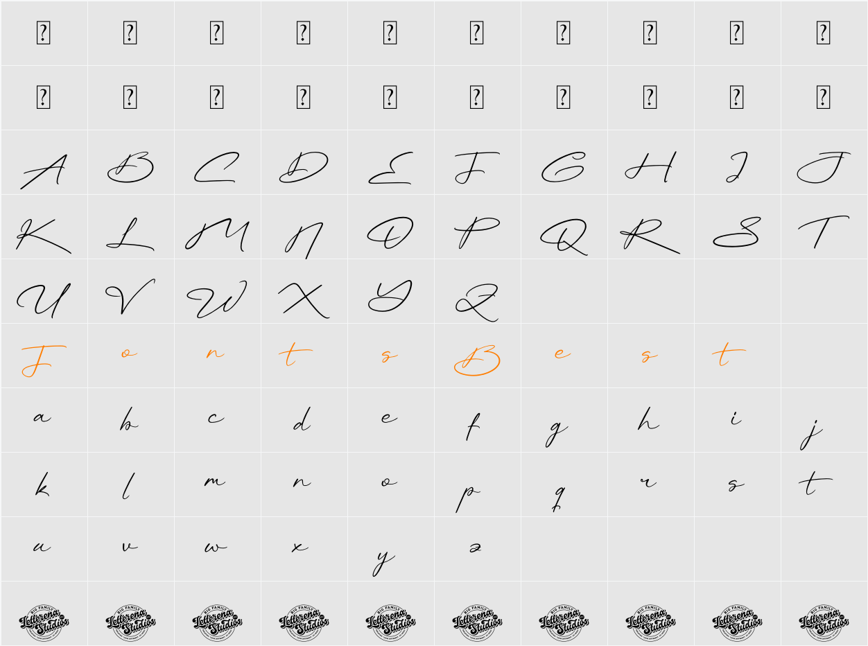 Rhinayza DEMO VERSION Character Map