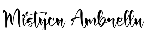 Mistyca Ambrella Font Image