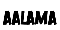 Aalama Font Image