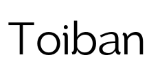 Toiban Font Image