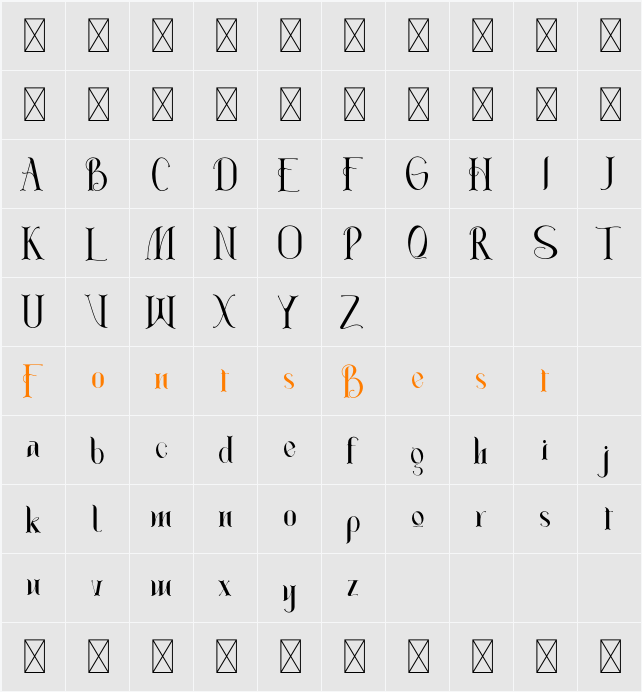 Absolute - Demo Character Map