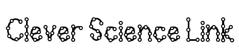 Clever Science Link Font Image