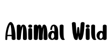 Animal Wild Font Image