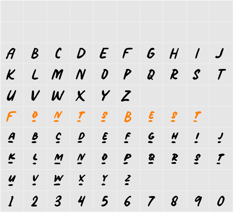 Fortune Square Demo Character Map