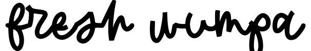 Fresh Wumpa Font Image