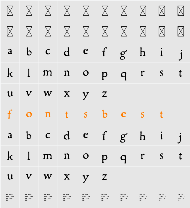 Alchemion Demo Character Map