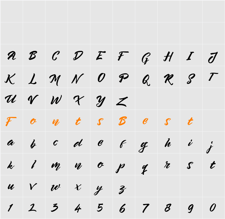 The Beard FREE PERSONAL US Character Map