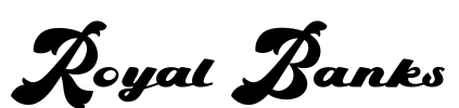 Royal Banks Font Image