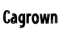 Cagrown Font Image