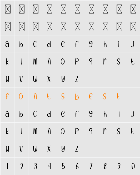 Luminous Character Map