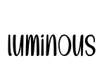 Luminous Font Image