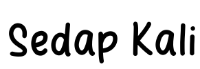 Sedap Kali Font Image