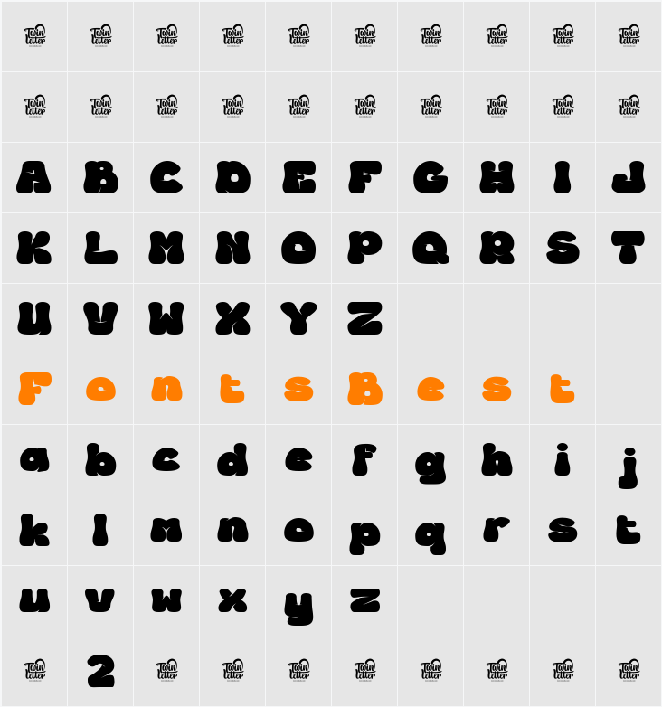 BEDIGH Trial Character Map