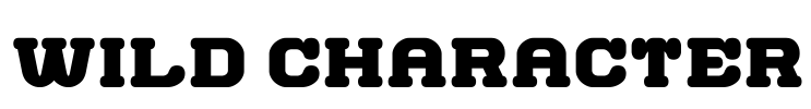 Wild Character Font Image