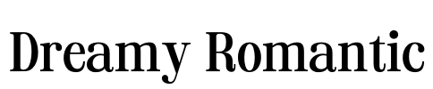 Dreamy Romantic Font Image