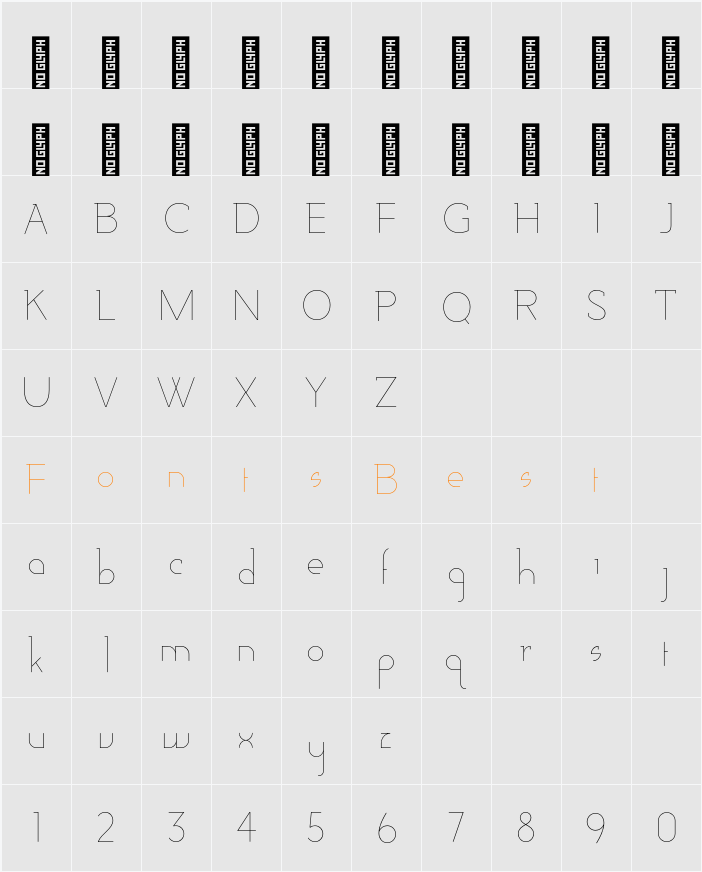 Adelaide Character Map