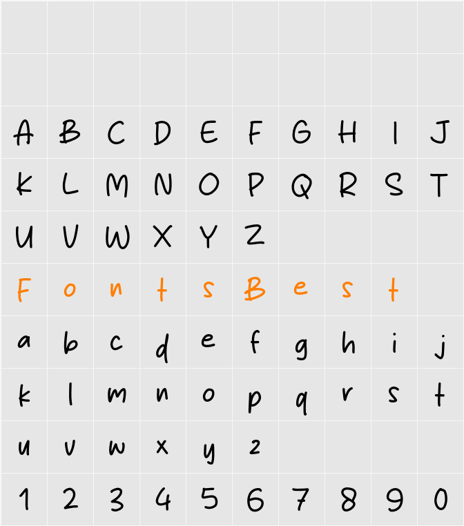 Shiny Retina Character Map