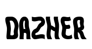 DAZHER Font Image