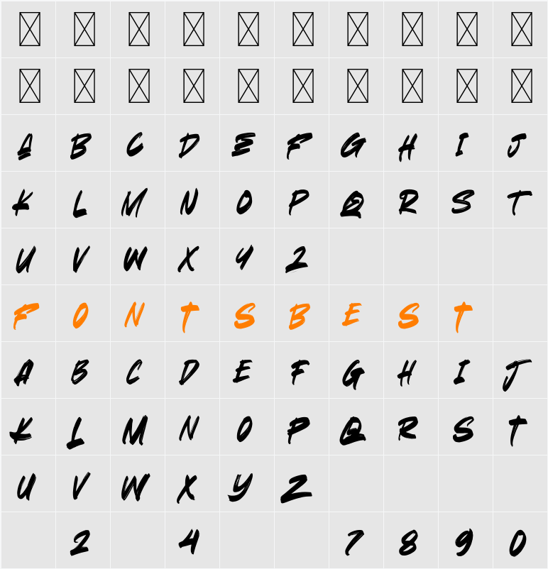 Agression Character Map