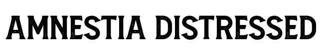 Amnestia Distressed Font Image