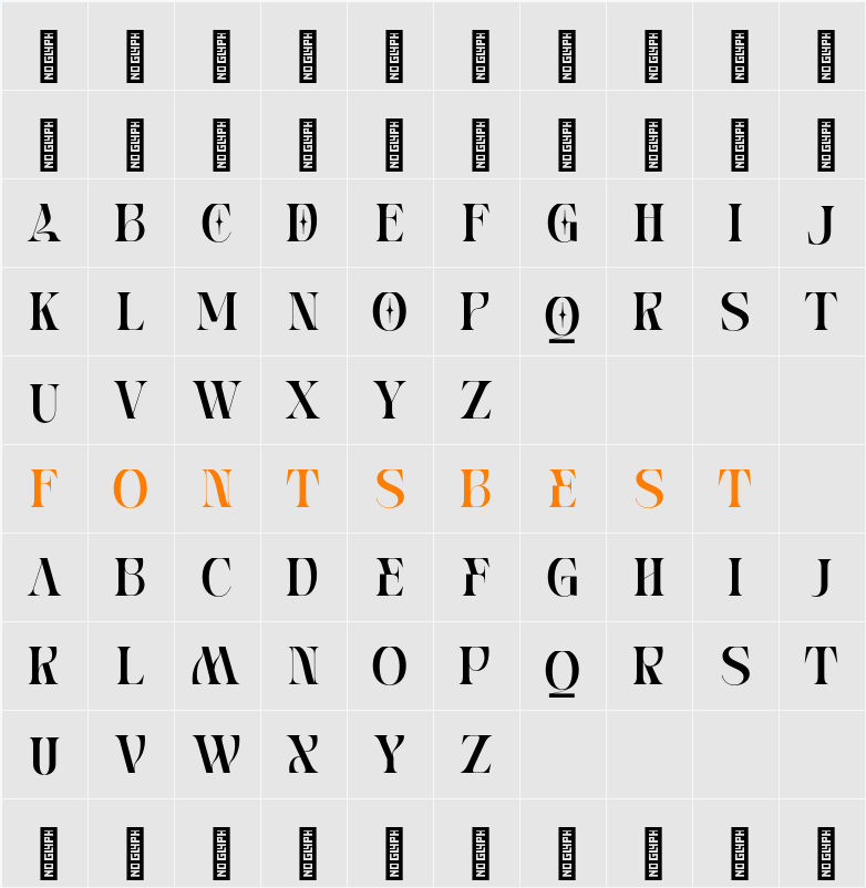 Fashion Norsa Character Map