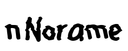 n Norame Font Image