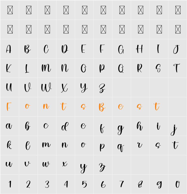 Started Character Map