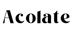 Acolate Font Image