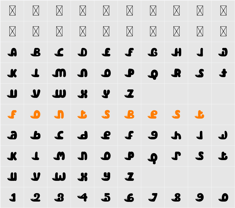 Monster Mash Monster 3 Character Map