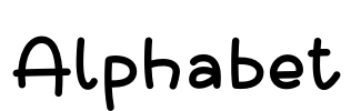 Alphabet Font Image