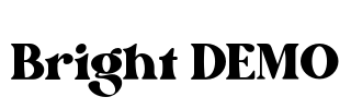 Bright DEMO Font Image