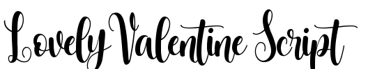 Lovely Valentine Script