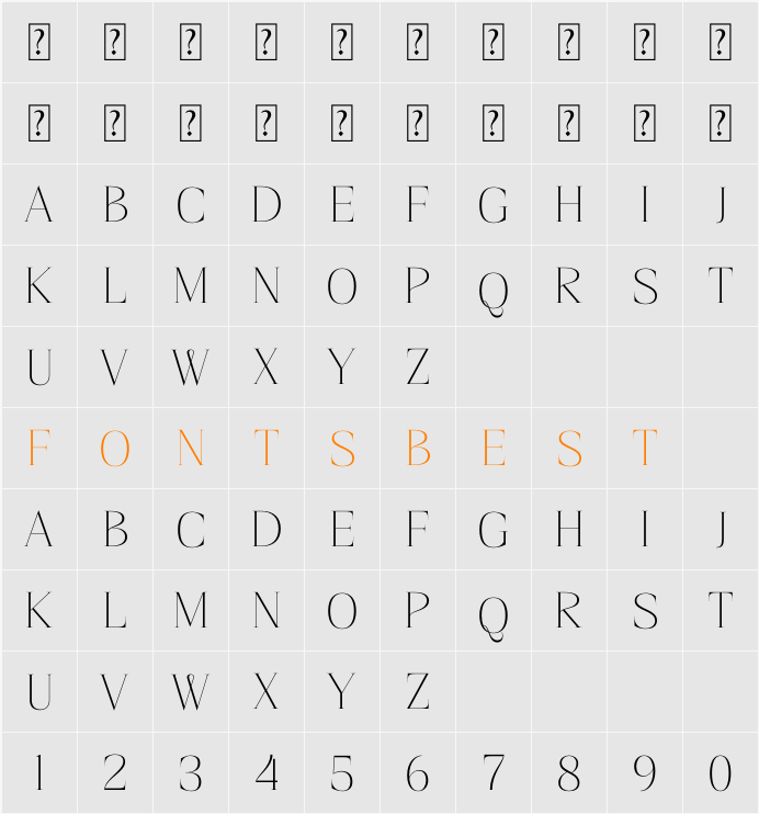 Magisse Character Map