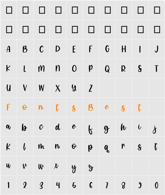 Simple Farmhouse Character Map