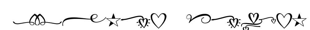 Alista Extras Font Image