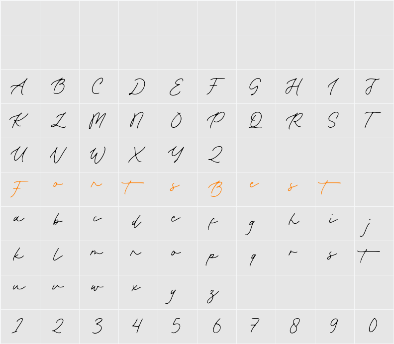 Paramount Character Map