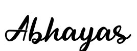 Abhayas Font Image