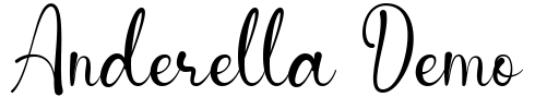 Anderella Demo Font Image