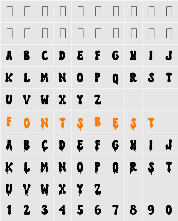 Monster Halloween Character Map