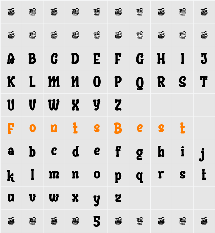 AUSYEIK Trial Character Map