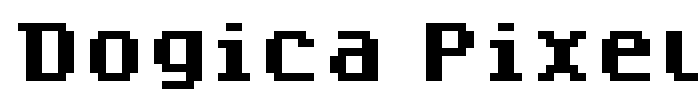 Dogica Pixel Font Image