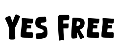 Yes Free Font Image