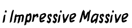 i Impressive Massive Font Image